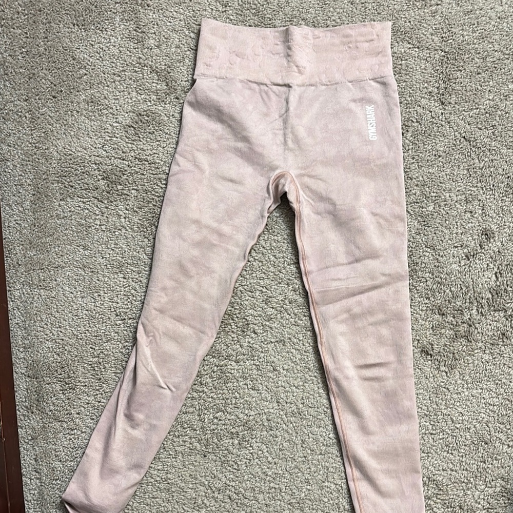 Gym shark High-Rise Pink Seamless Leggings